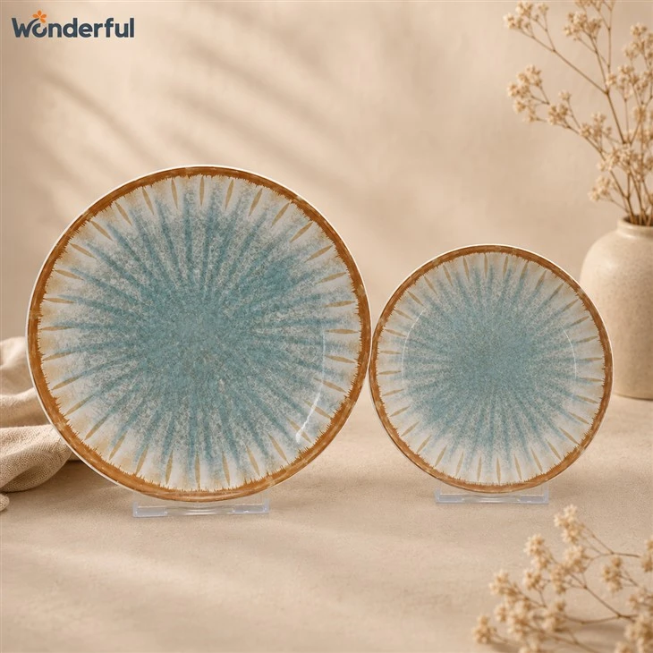 Restaurant Cutlery Mint Green Plates Set best