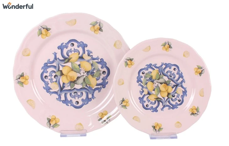 3D Design Dishes Set