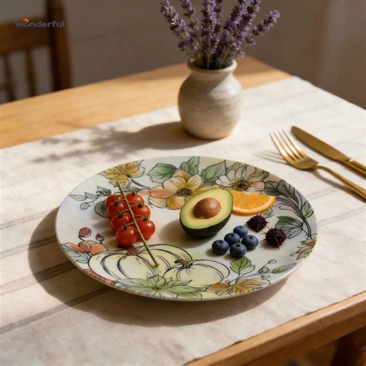 3D-Printed Watercolor Harvest Ceramic Dinnerware best