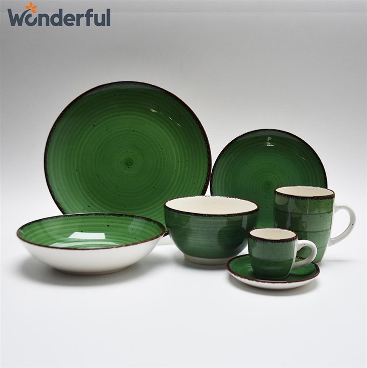 Green Dinner Dish Sets