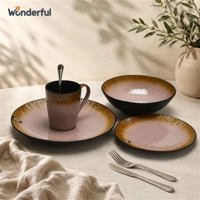 Vintage Style Embossed Dinnerware Set