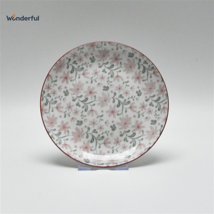 Pink Floral Ceramic Dinnerware Set high quality
