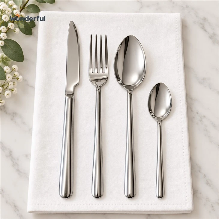 Premium Polished Stainless Steel Cutlery Set-Wholesales