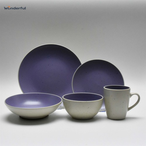 Wonderful Color Glaze Speckled Ceramic Tableware Set Wonderful Color Glaze Speckled Ceramic Tableware Set