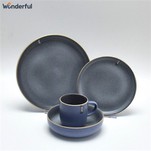 Black And Grey Dinner Set