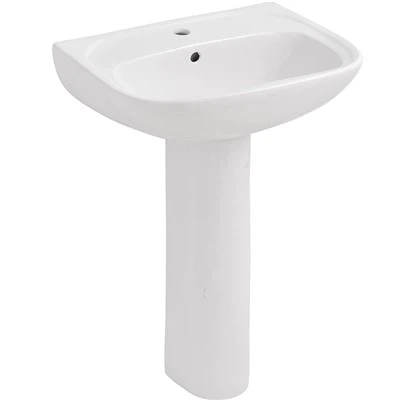 Elegant White Pedestal Basin