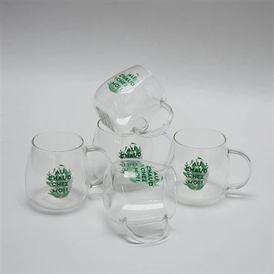 Printed Pattern Drinking Glass