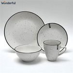 White Speckled Tableware
