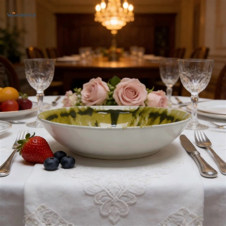 Wonderful 3D-Printed Olive Tie-Dye Ceramic Dinnerware price